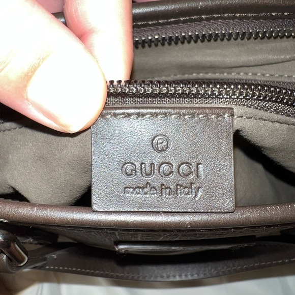Authentic Gucci GG Supreme Canvas Handbag Brown - Picture 11 of 16